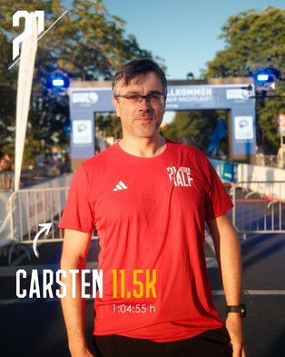 Mitglied Mission DresdenHALF Carsten beim Dresdner Nachtlauf