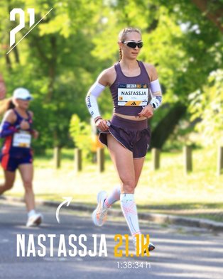 Tassja läuft den DresdenHALF