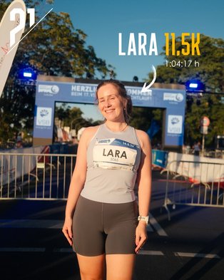 Mitglied Mission DresdenHALF Lara beim Dresdner Nachtlauf